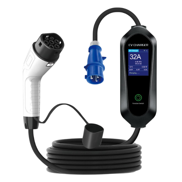 شارژر فست خودرو برقی ۷ کیلووات پرتابل اموکده