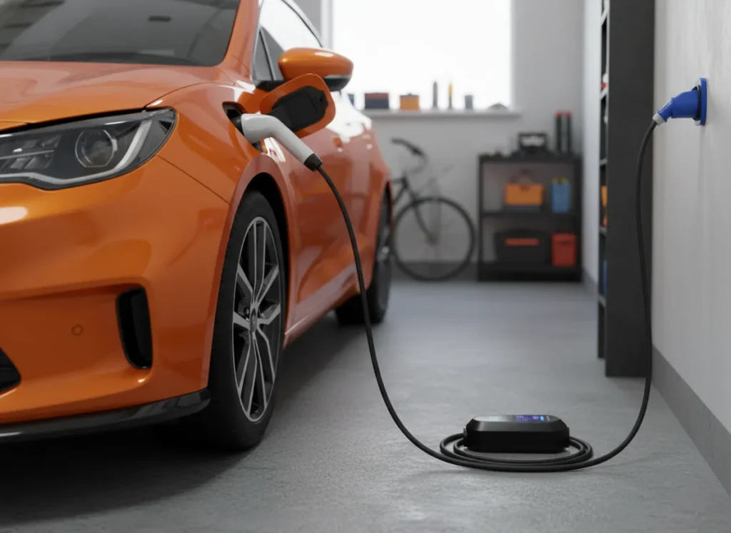شارژ خودرو برقی در منزل