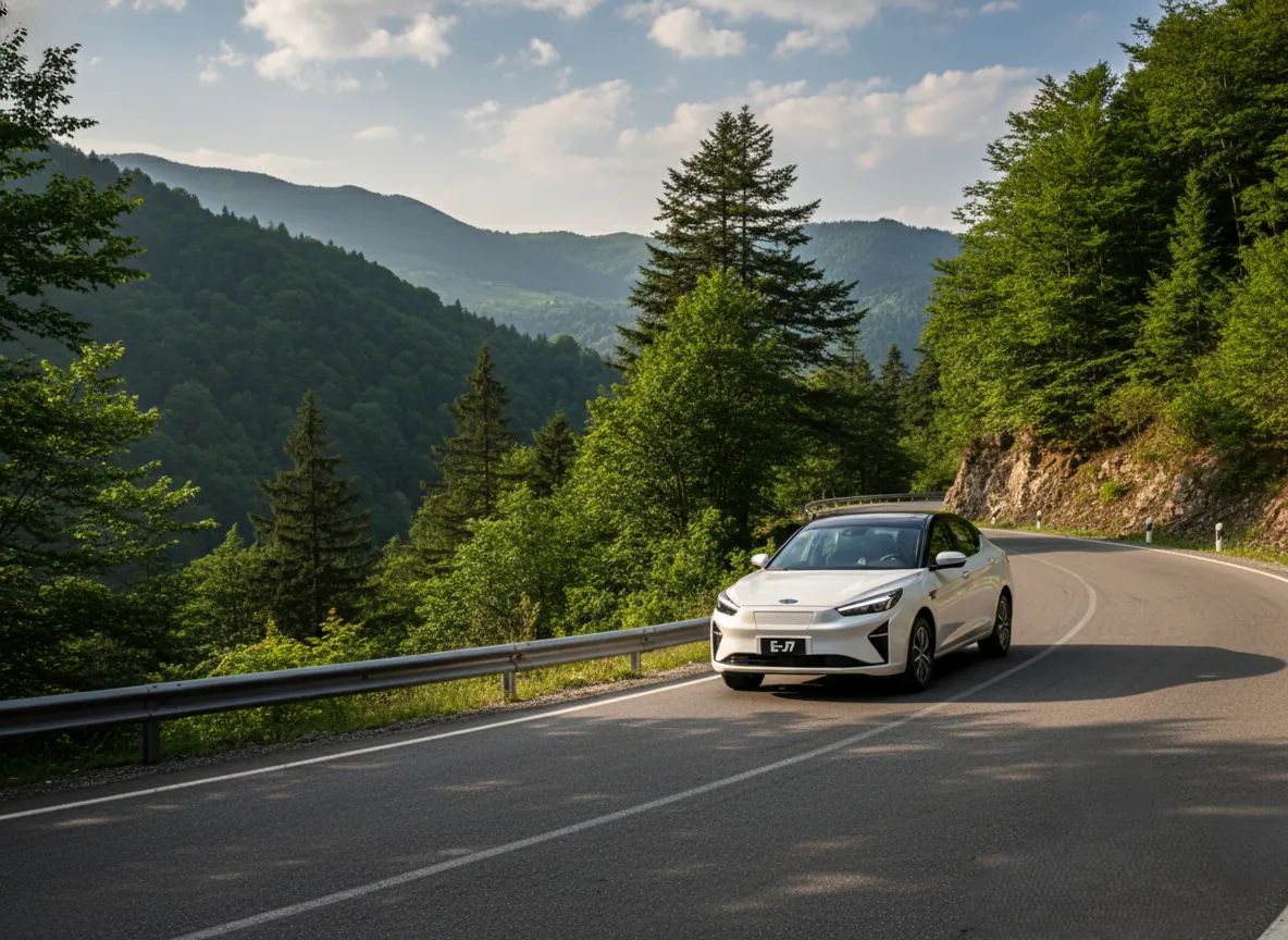 شارژ خودرو برقی در سفر تهران شمال