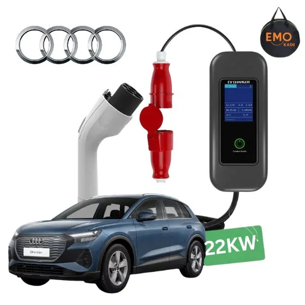 شارژر آئودی Q4 e-tron فست 22 کیلووات پرتابل