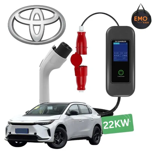 شارژر تویوتا bz4x سوپرفست ۲۲ کیلووات پرتابل سه‌فاز