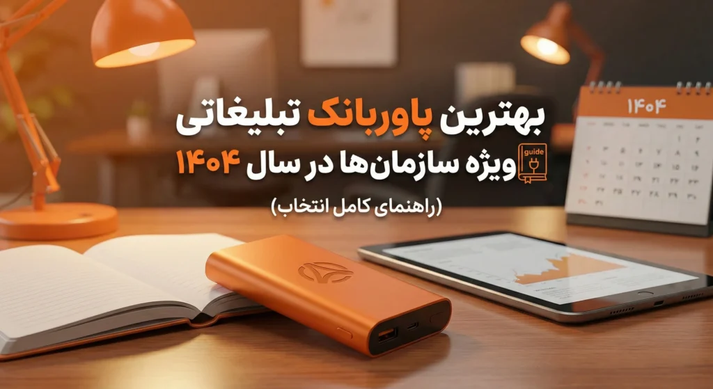 پاوربانک تبلیغاتی ویژه سازمان‌ها